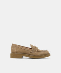 TIGGY LOAFERS OLIVE SUEDE