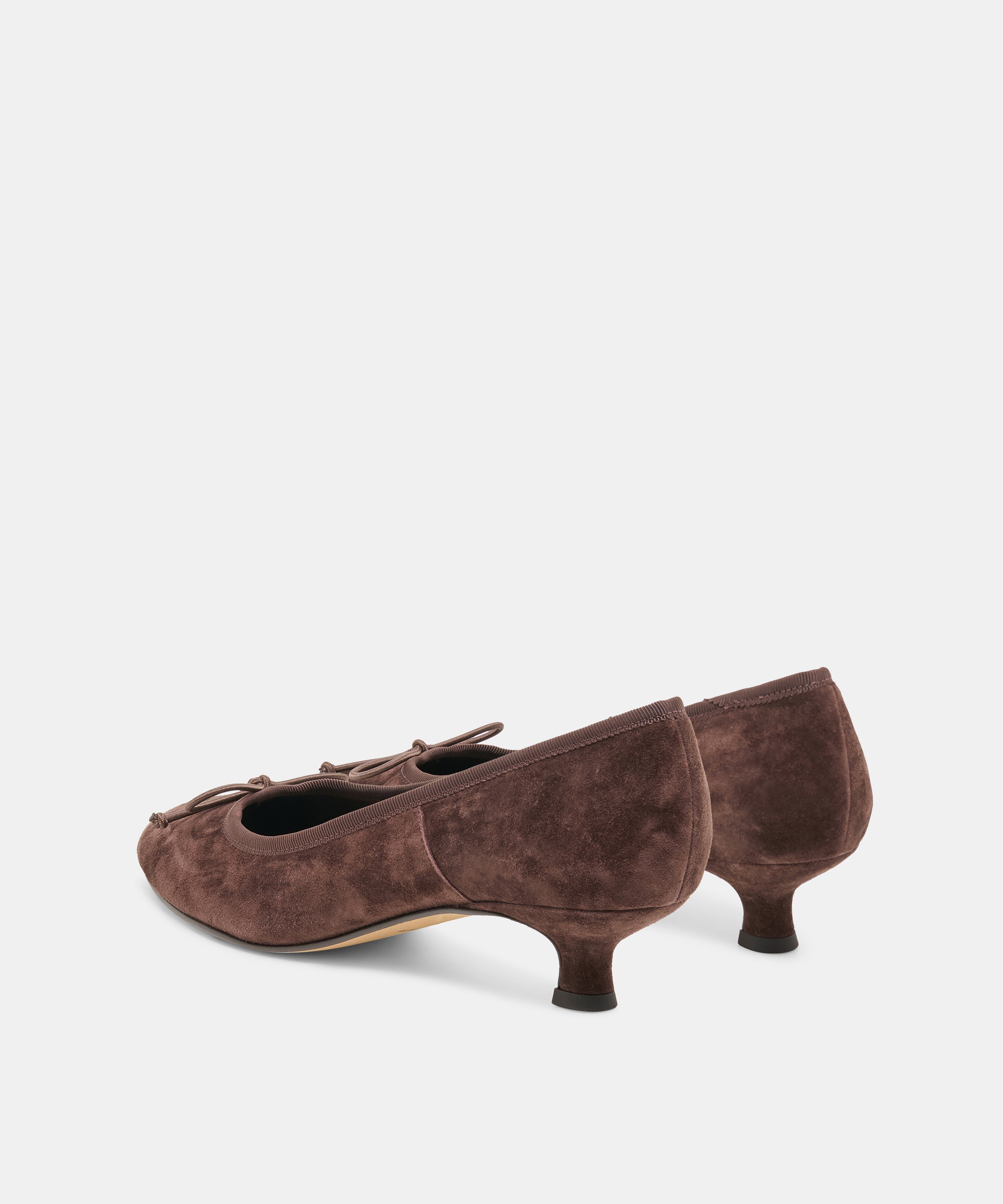 DAWSEN HEELS MAHOGANY SUEDE