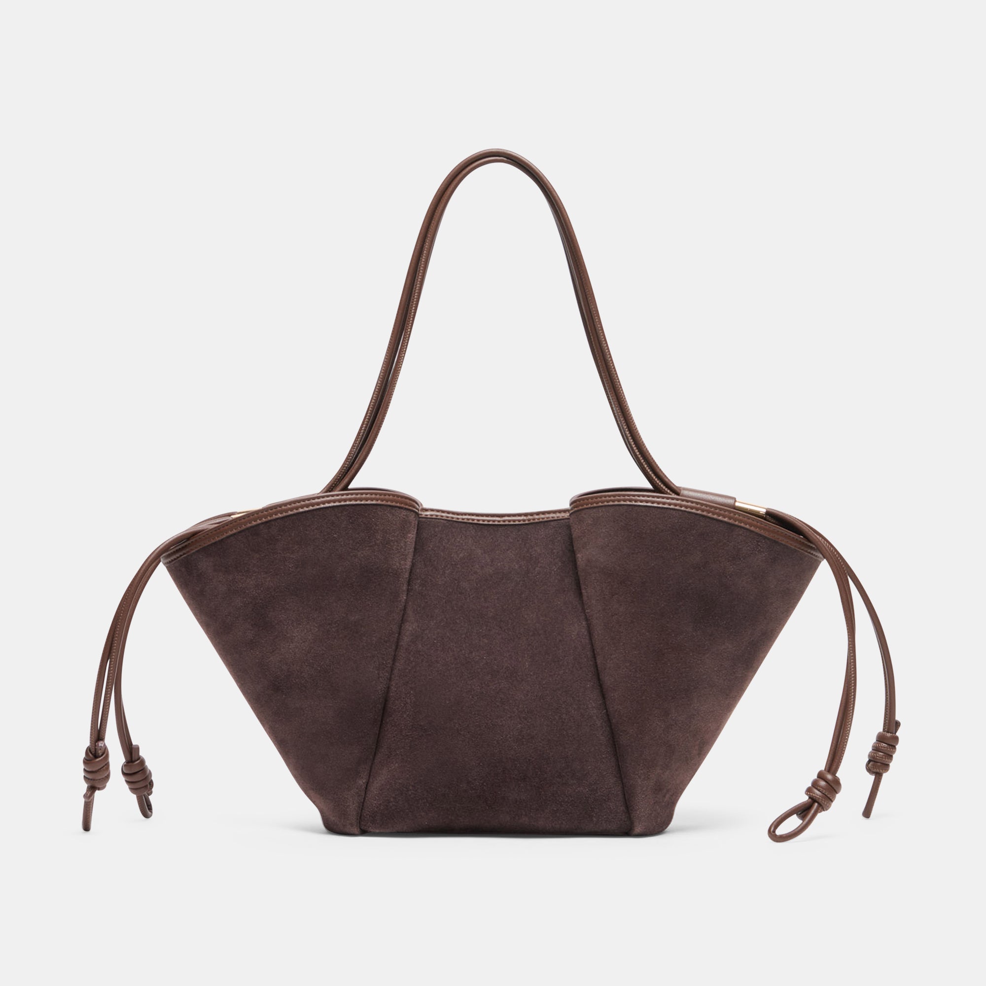 MARO TOTE CHOCOLATE SUEDE